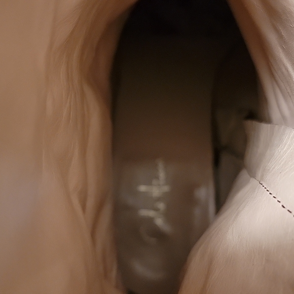 Cole Haan heel boots brown zippered sz 9.5 , 2in heel 11.5 tall . - Picture 7 of 12